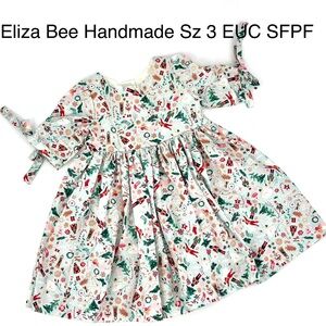 Nutcracker Print Handmade Dress